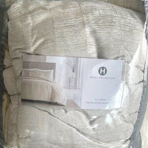 Hatched Stripe 4-Pc. Comforter Set